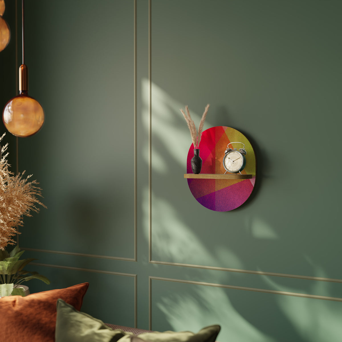 VIVID GEOMETRY Art Shelf
