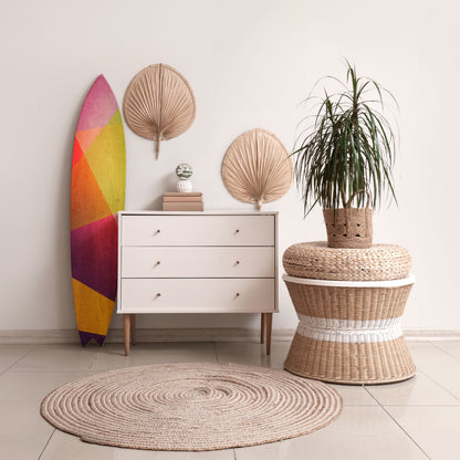 VIVID GEOMETRY Deko-Surfboard