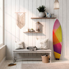 VIVID GEOMETRY Deko-Surfboard