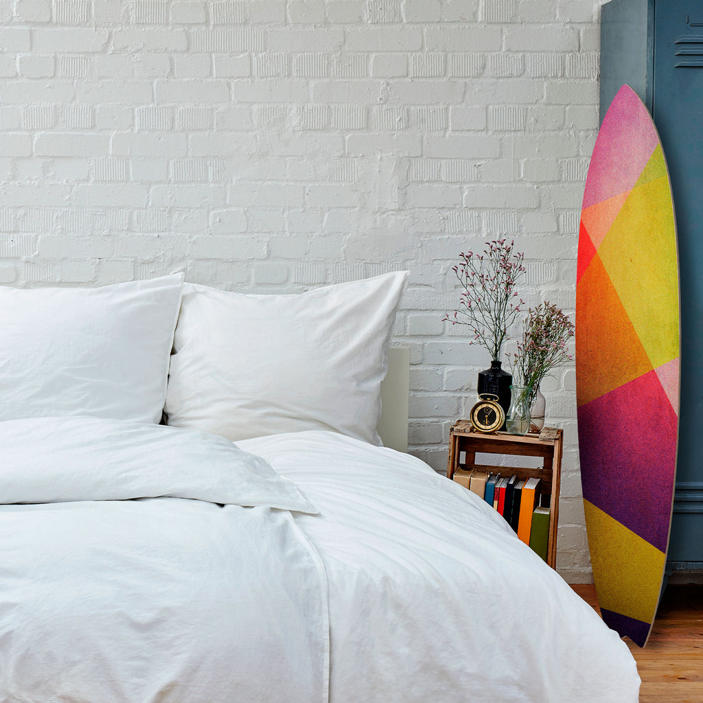 VIVID GEOMETRY Deko-Surfboard