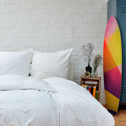 VIVID GEOMETRY Deko-Surfboard