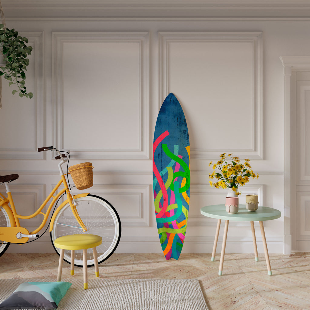 STREAMER TANGLE Surfboard Decorative Panel