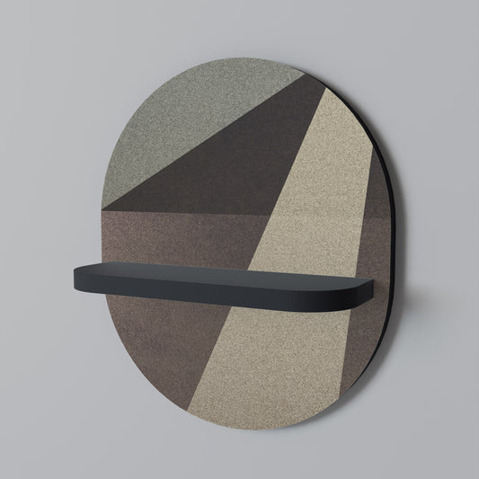 BEIGE GEOMETRY Dekoratives Wandregal