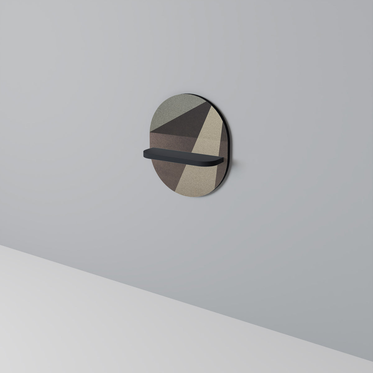 BEIGE GEOMETRY Dekoratives Wandregal