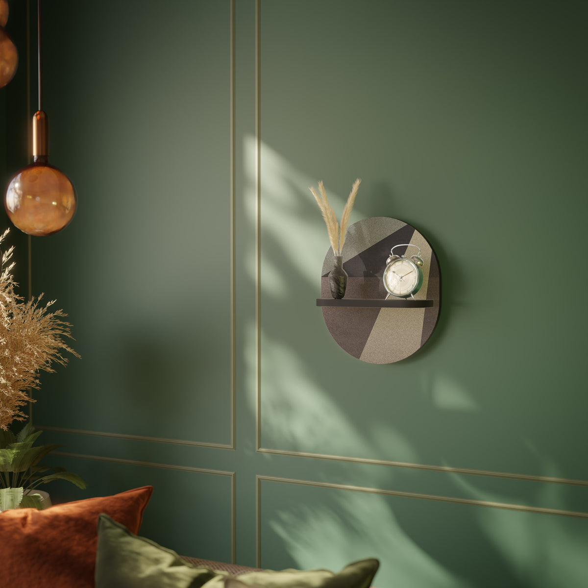 BEIGE GEOMETRY Dekoratives Wandregal