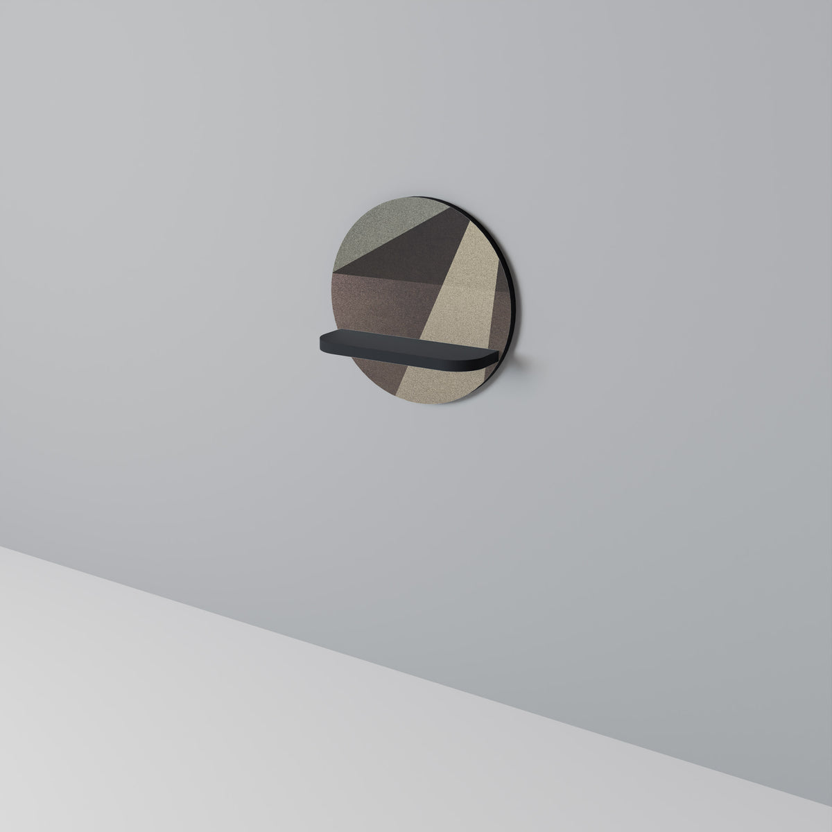 BEIGE GEOMETRY Dekoratives Wandregal