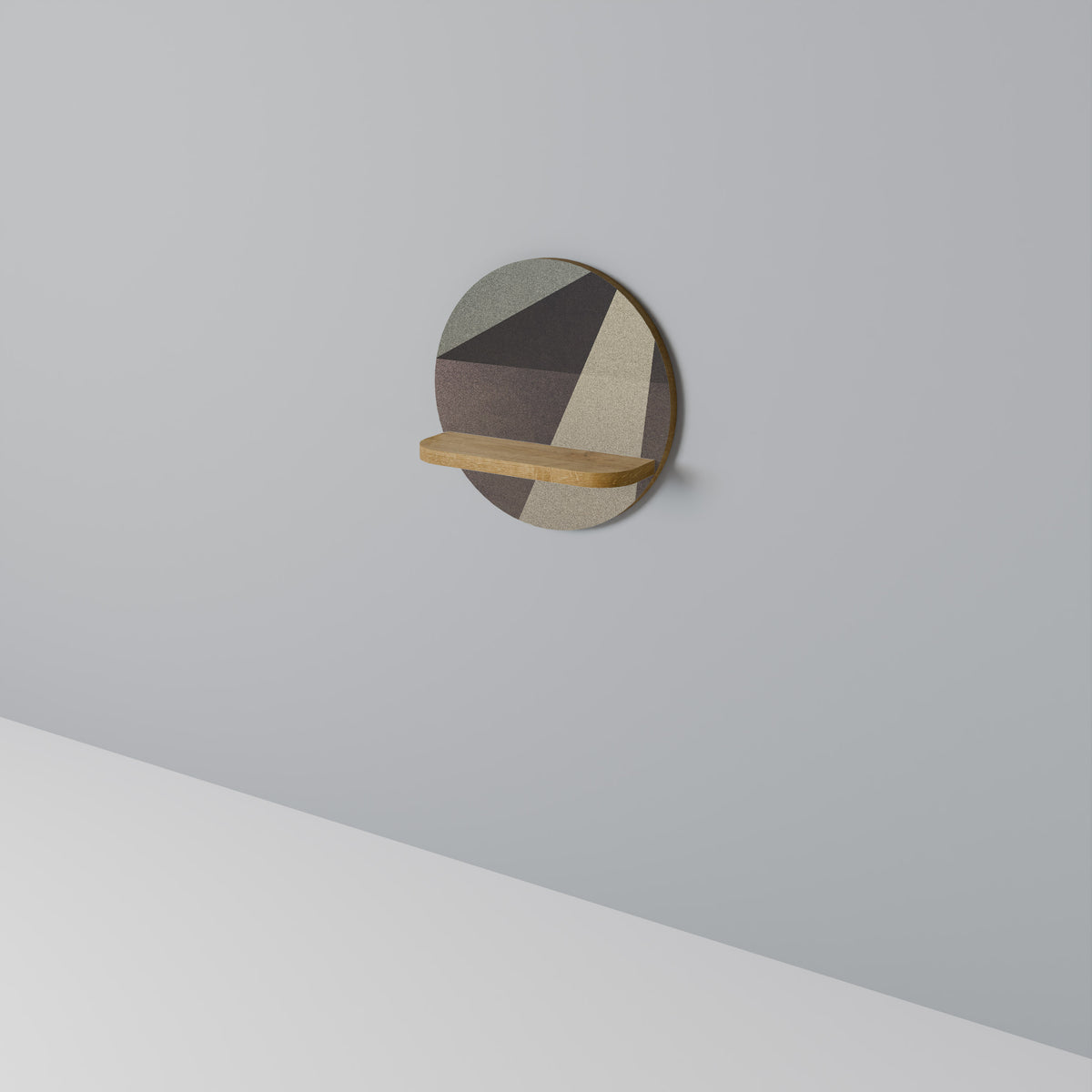 BEIGE GEOMETRY Dekoratives Wandregal