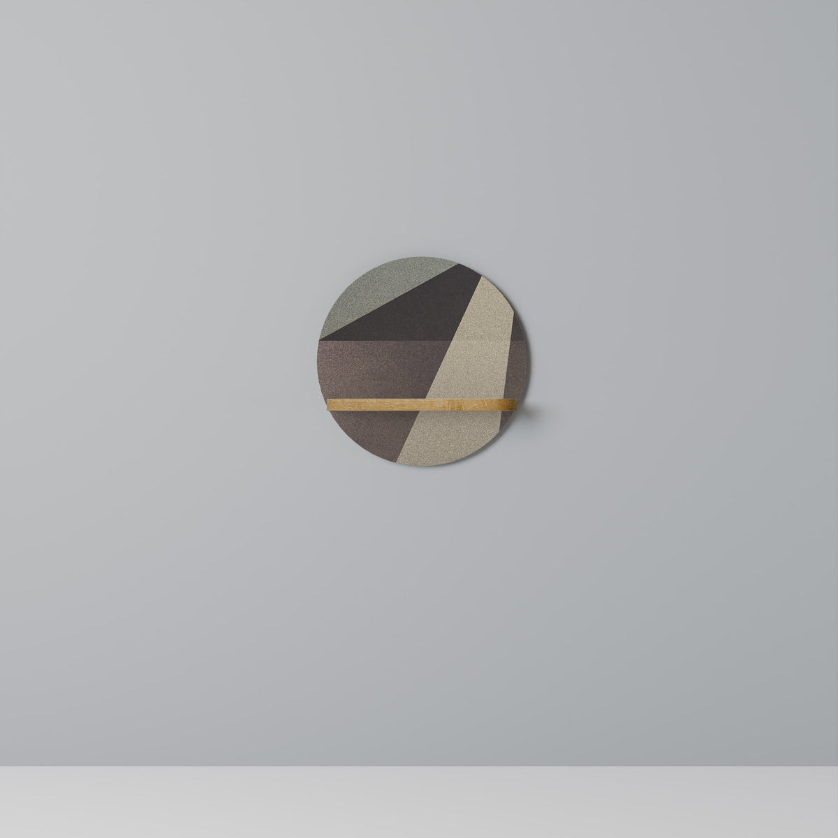 BEIGE GEOMETRY Art Shelf