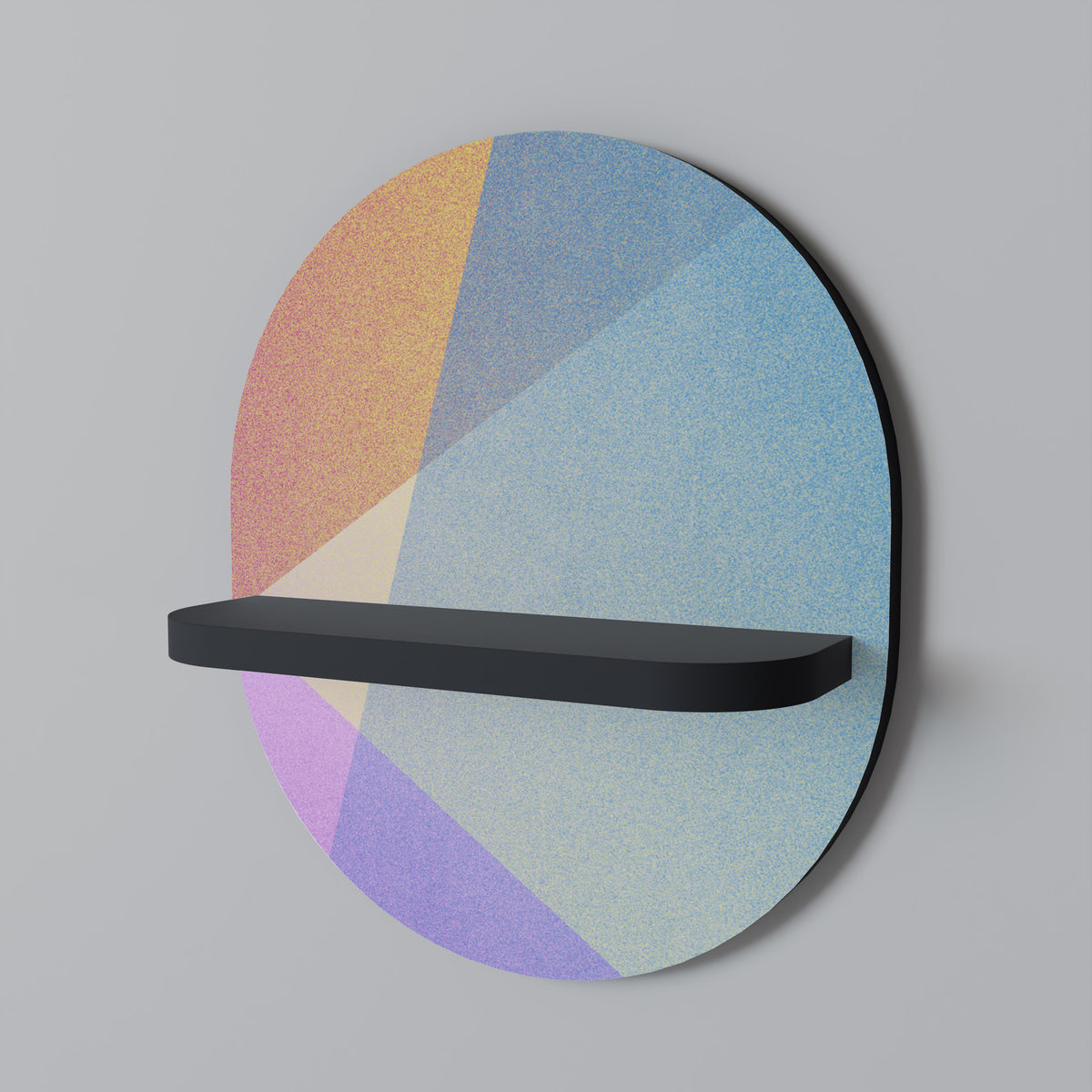 BRIGHT GEOMETRY Dekoratives Wandregal