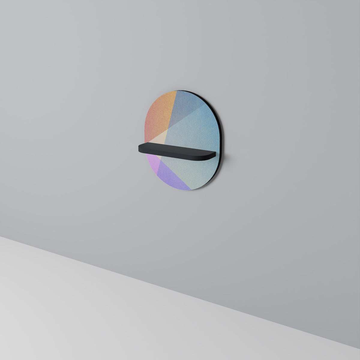 BRIGHT GEOMETRY Dekoratives Wandregal