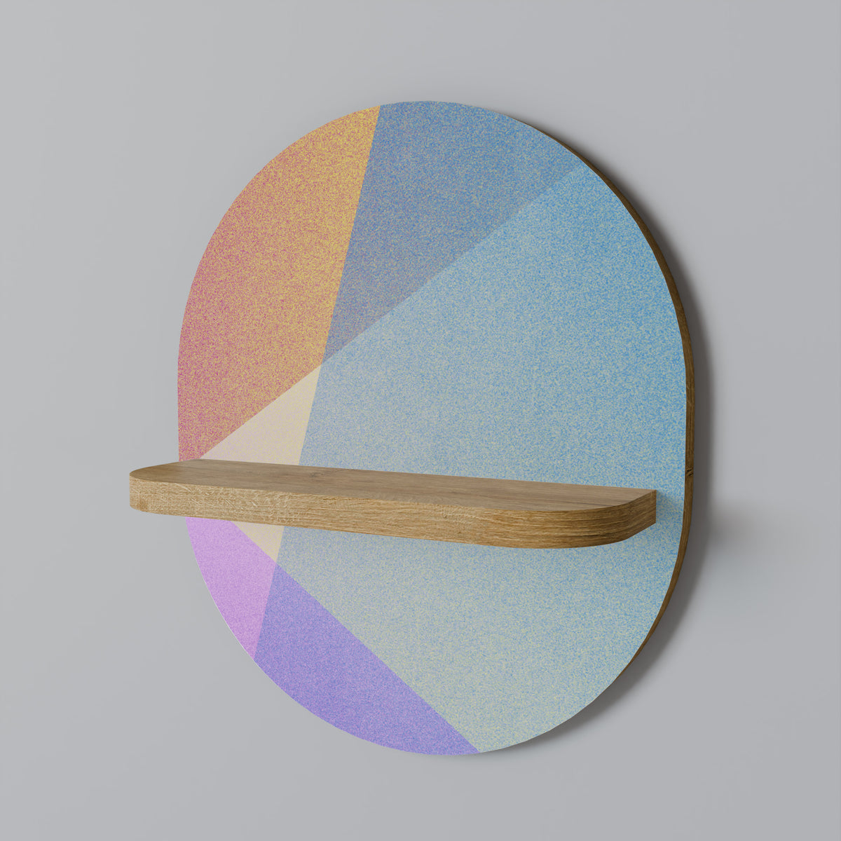 BRIGHT GEOMETRY Dekoratives Wandregal