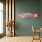 BRIGHT GEOMETRY Deko-Surfboard