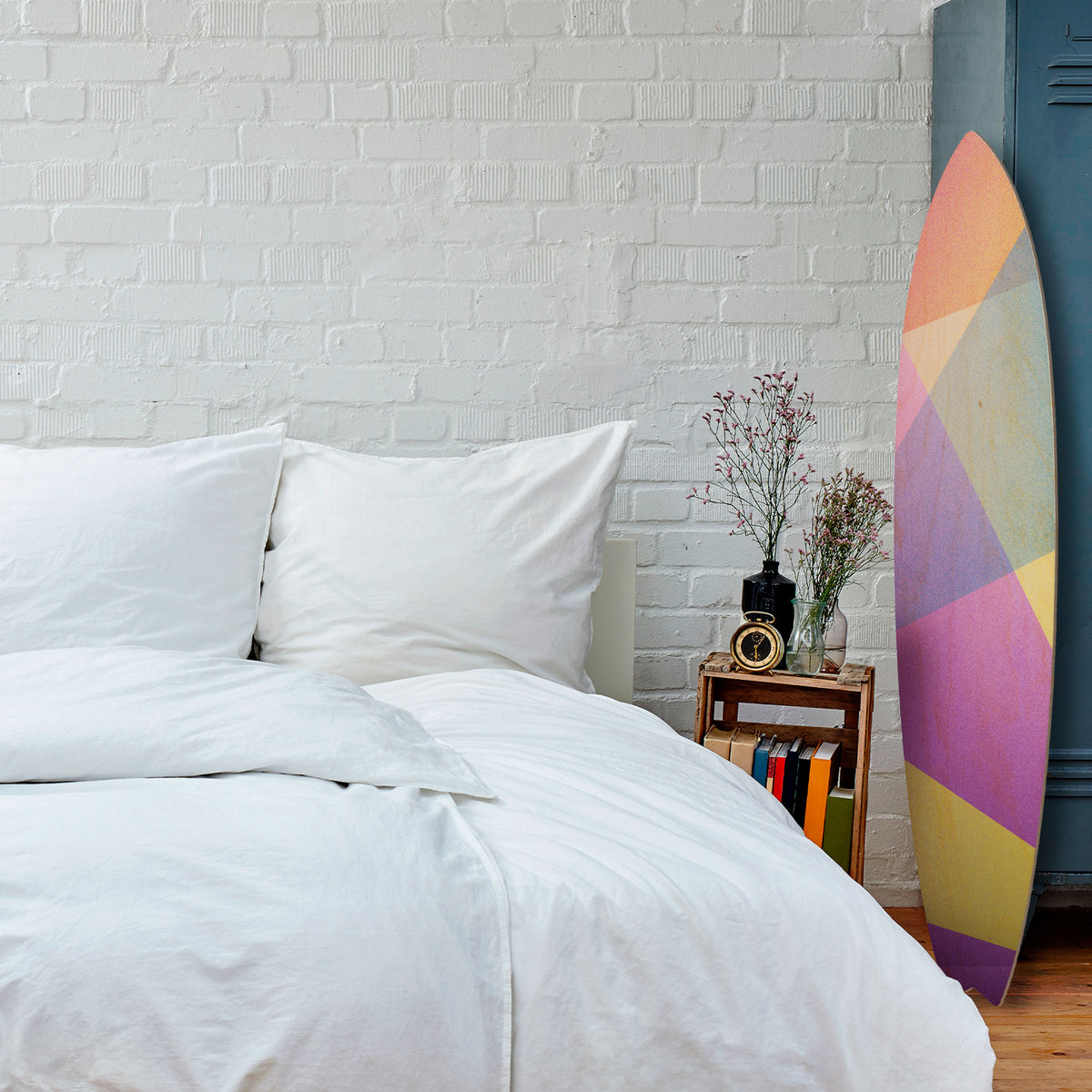 BRIGHT GEOMETRY Deko-Surfboard