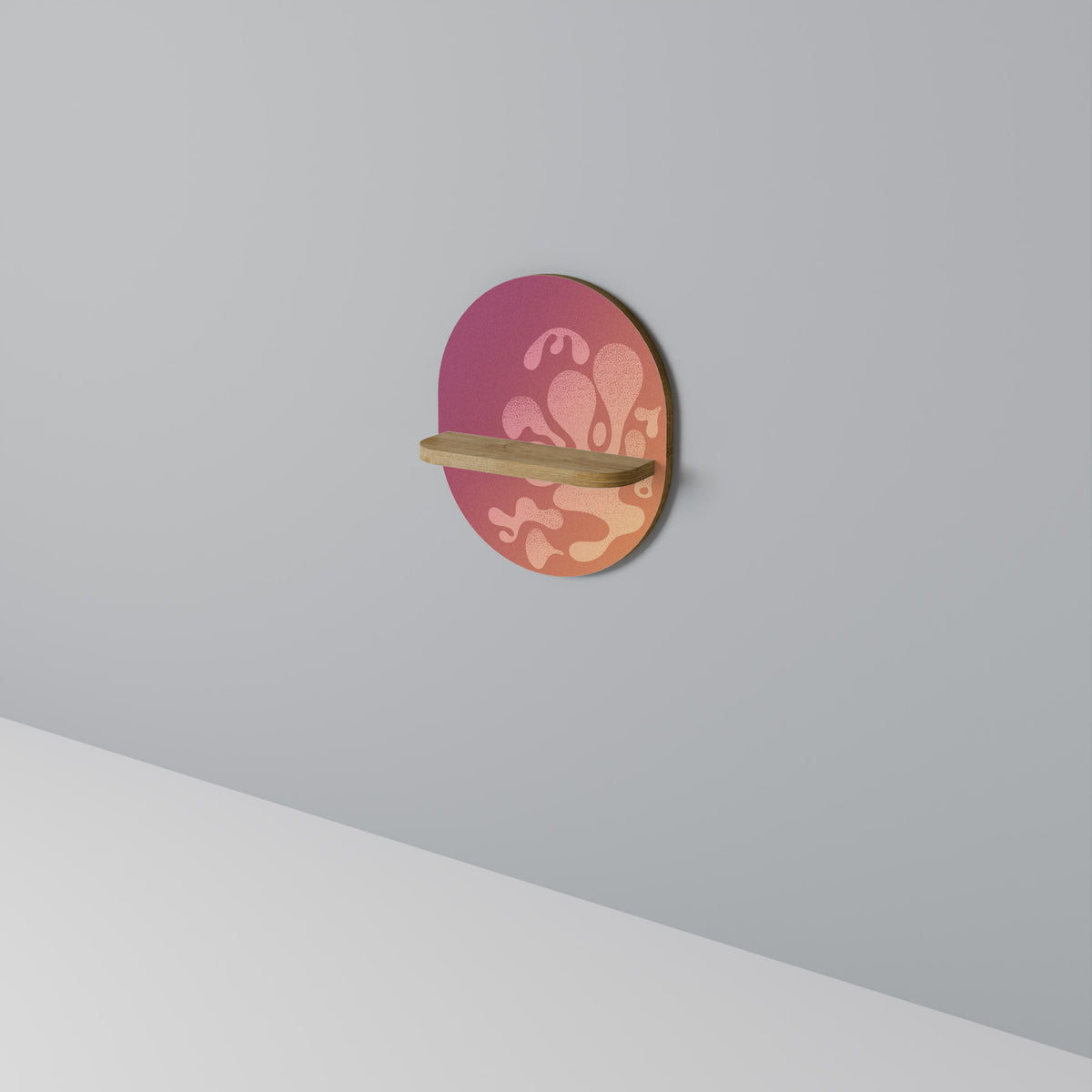 IRREGULAR PINK Dekoratives Wandregal