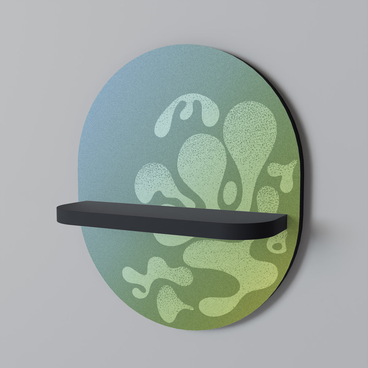 IRREGULAR BLUE Dekoratives Wandregal