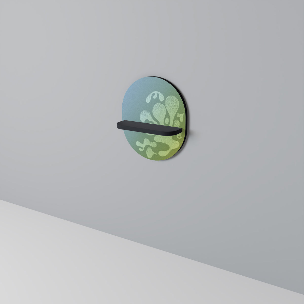 IRREGULAR BLUE Dekoratives Wandregal