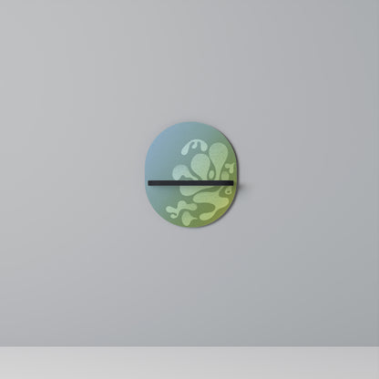 IRREGULAR BLUE Art Shelf