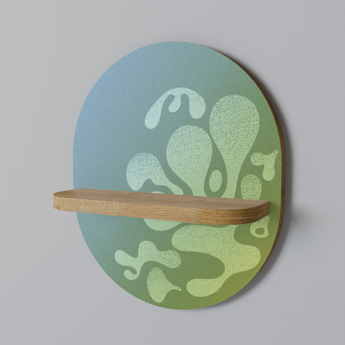 IRREGULAR BLUE Dekoratives Wandregal