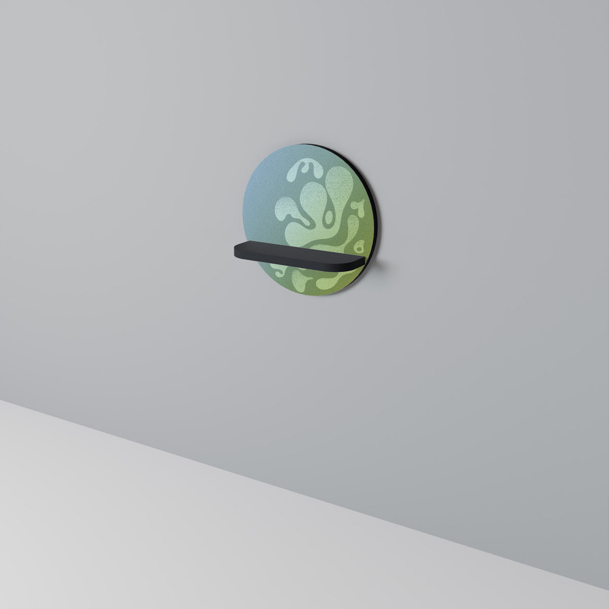 IRREGULAR BLUE Dekoratives Wandregal