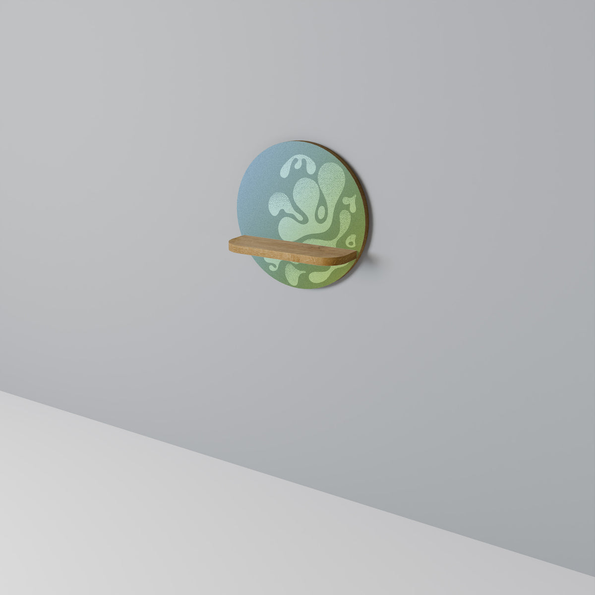 IRREGULAR BLUE Dekoratives Wandregal