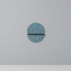 COLLECTIVE STREAM Ovales Kunstregal in Schwarz