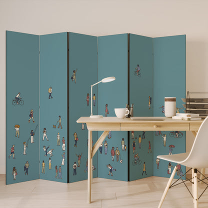 COLLECTIVE STREAM 6-Panel Room Divider