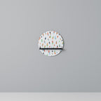 ENERGETIC SPOTS Rundes Kunstregal in Schwarz