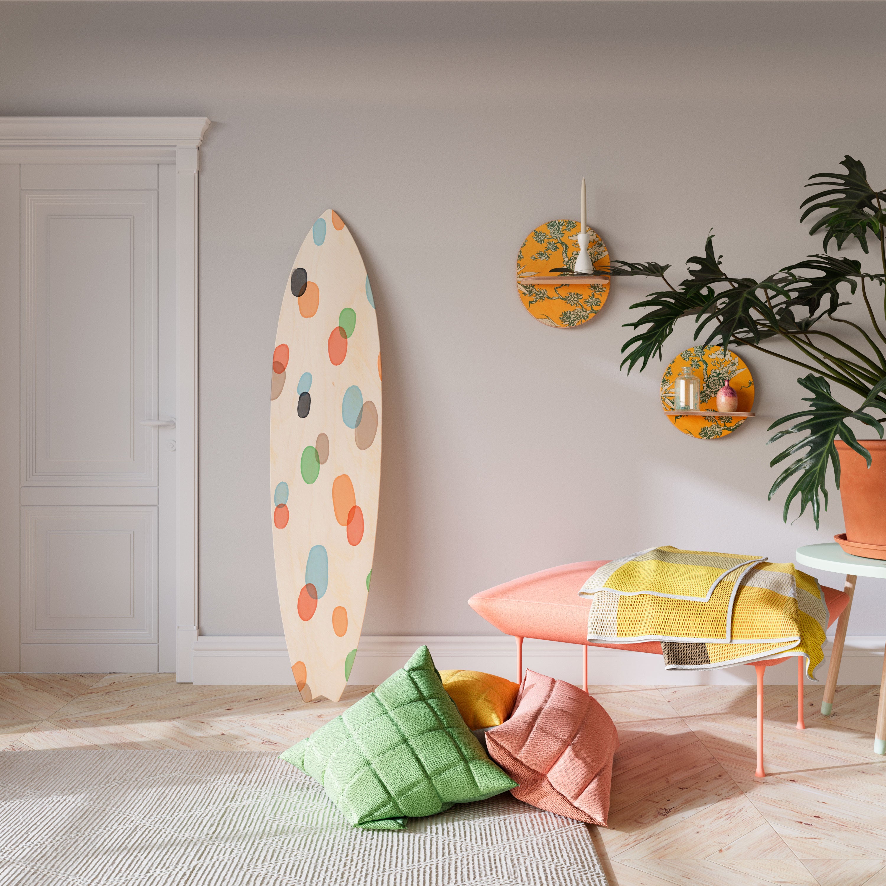ENERGETIC SPOTS Deko-Surfboard