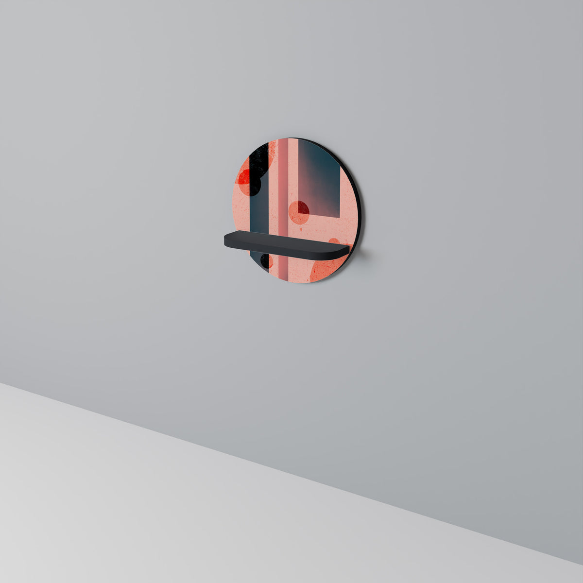 BLUSHED SPECTRUM Dekoratives Wandregal