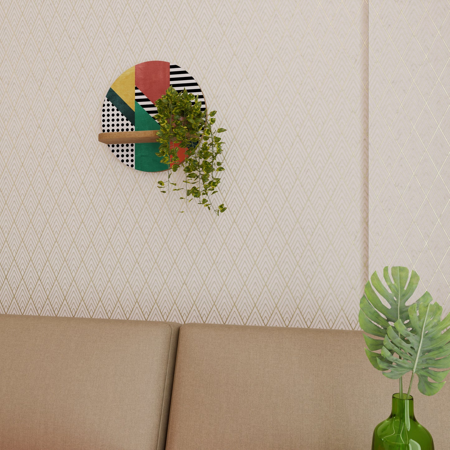 MAKESHIFT ARTISTRY Art Shelf