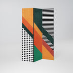 MAKESHIFT ARTISTRY Dekorativer Paravent - 3-teilig