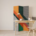 MAKESHIFT ARTISTRY Dekorativer Paravent - 3-teilig