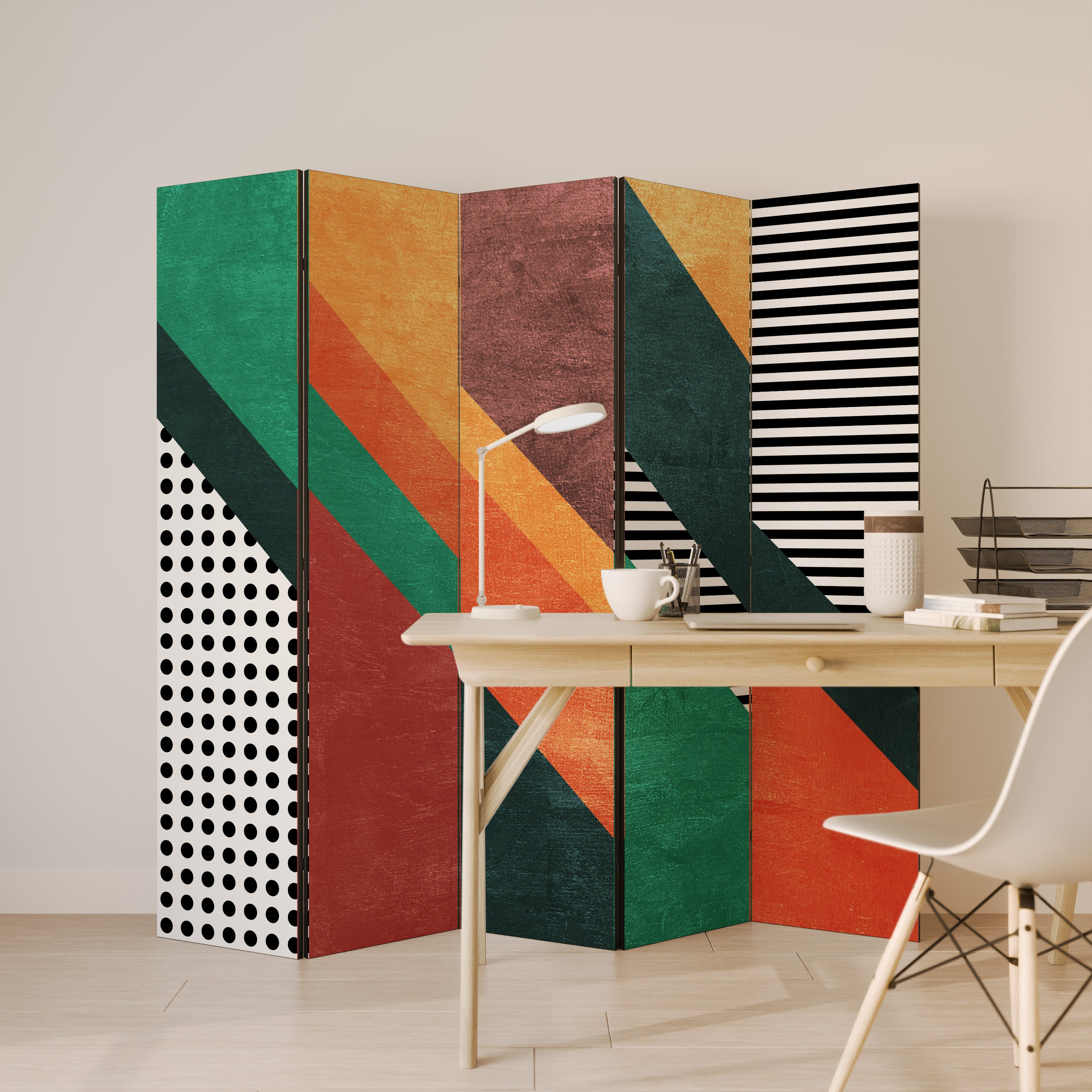 MAKESHIFT ARTISTRY 5-teiliger Paravent