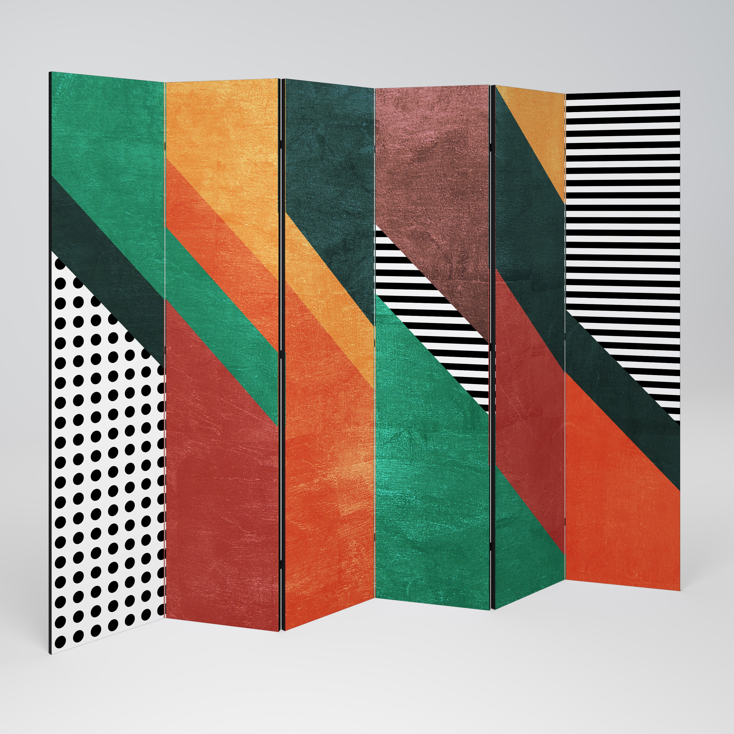 MAKESHIFT ARTISTRY 6-teiliger Paravent