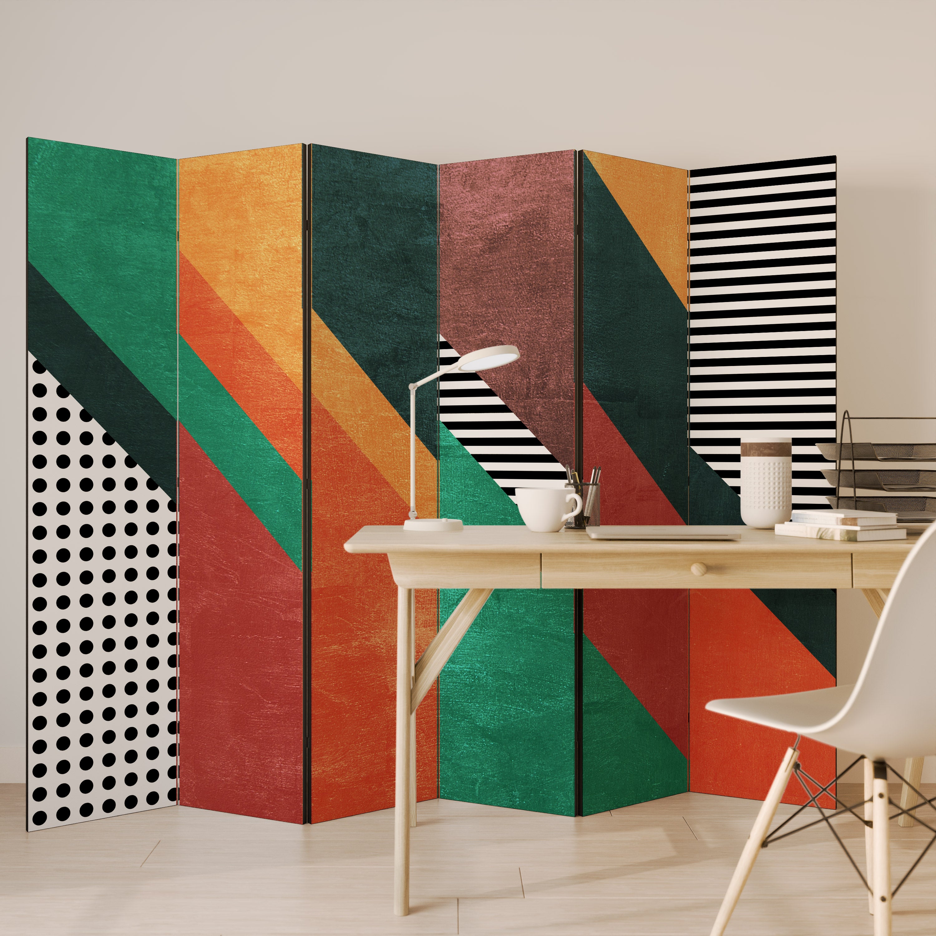 MAKESHIFT ARTISTRY 6-teiliger Paravent