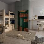 EARTHY FIGURES Dekorativer Paravent - 3-teilig