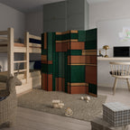 EARTHY FIGURES Dekorativer Paravent - 5-teilig