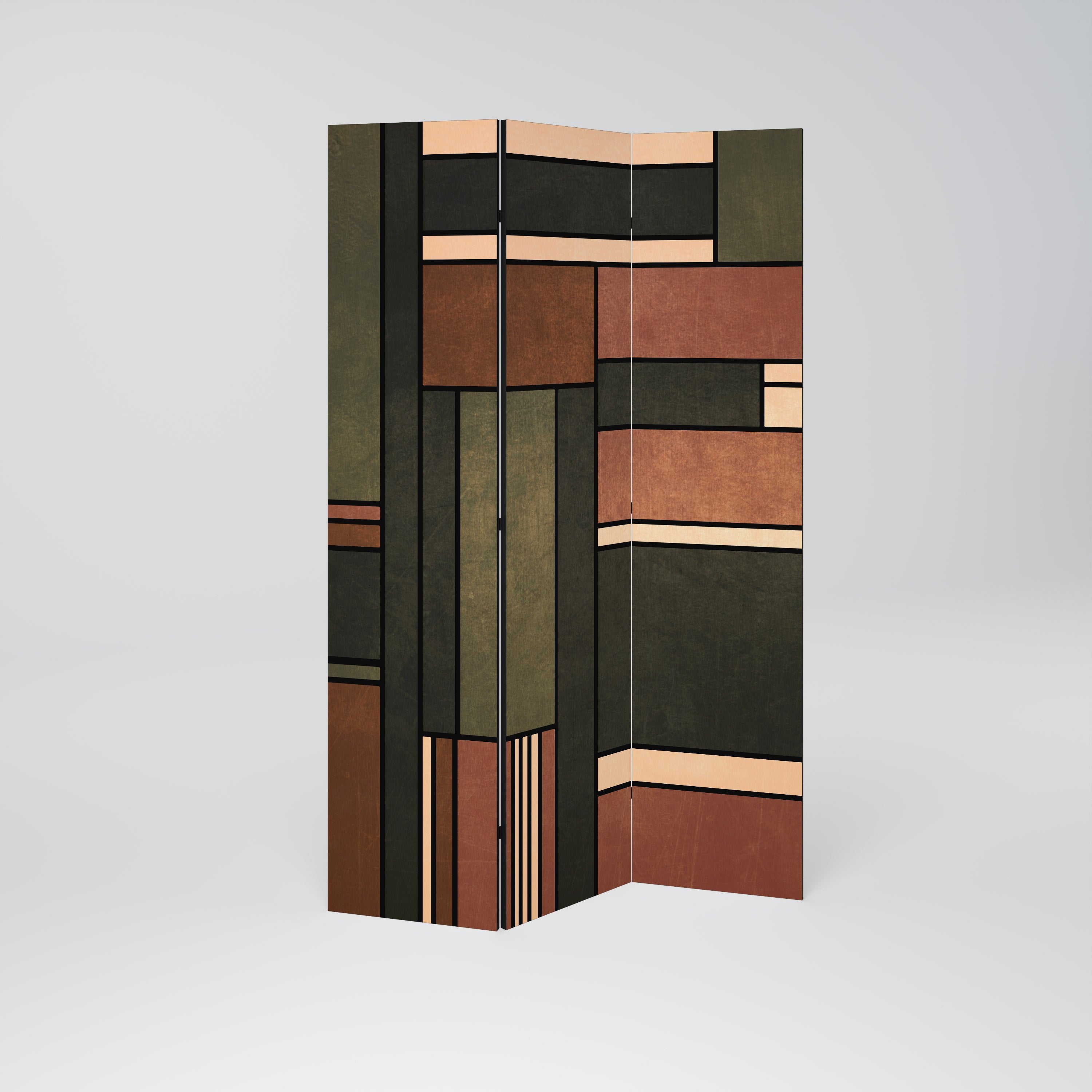 FIGURES OF NATURE 3-Panel Room Divider