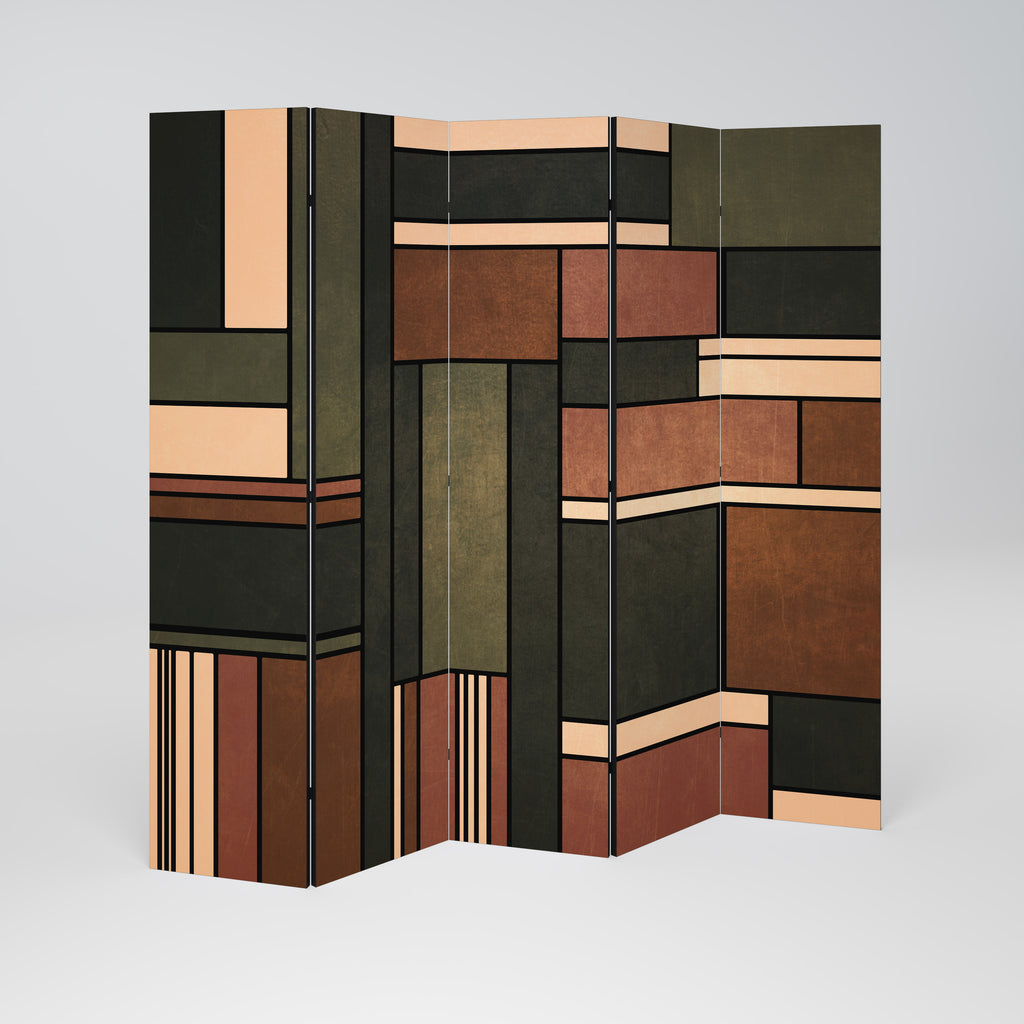 FIGURES OF NATURE 5-Panel Room Divider