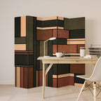 FIGURES OF NATURE Dekorativer Paravent - 5-teilig