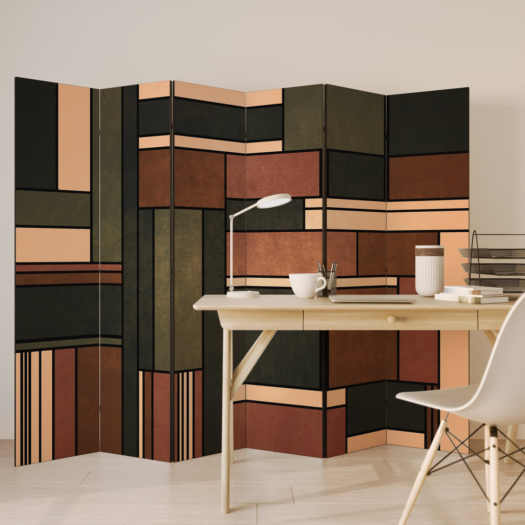 FIGURES OF NATURE Decorative 6-Panel Room Divider