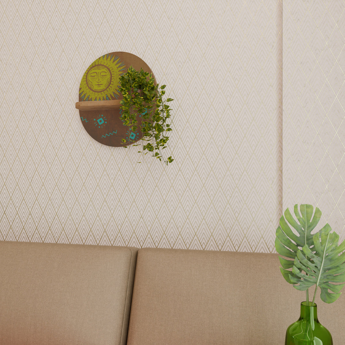 SUNSHINE PRAISE Dekoratives Wandregal