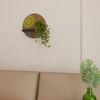 SUNSHINE PRAISE Rundes Kunstregal in Schwarz