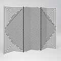 POLYGON ILLUSION Dekorativer Paravent - 6-teilig