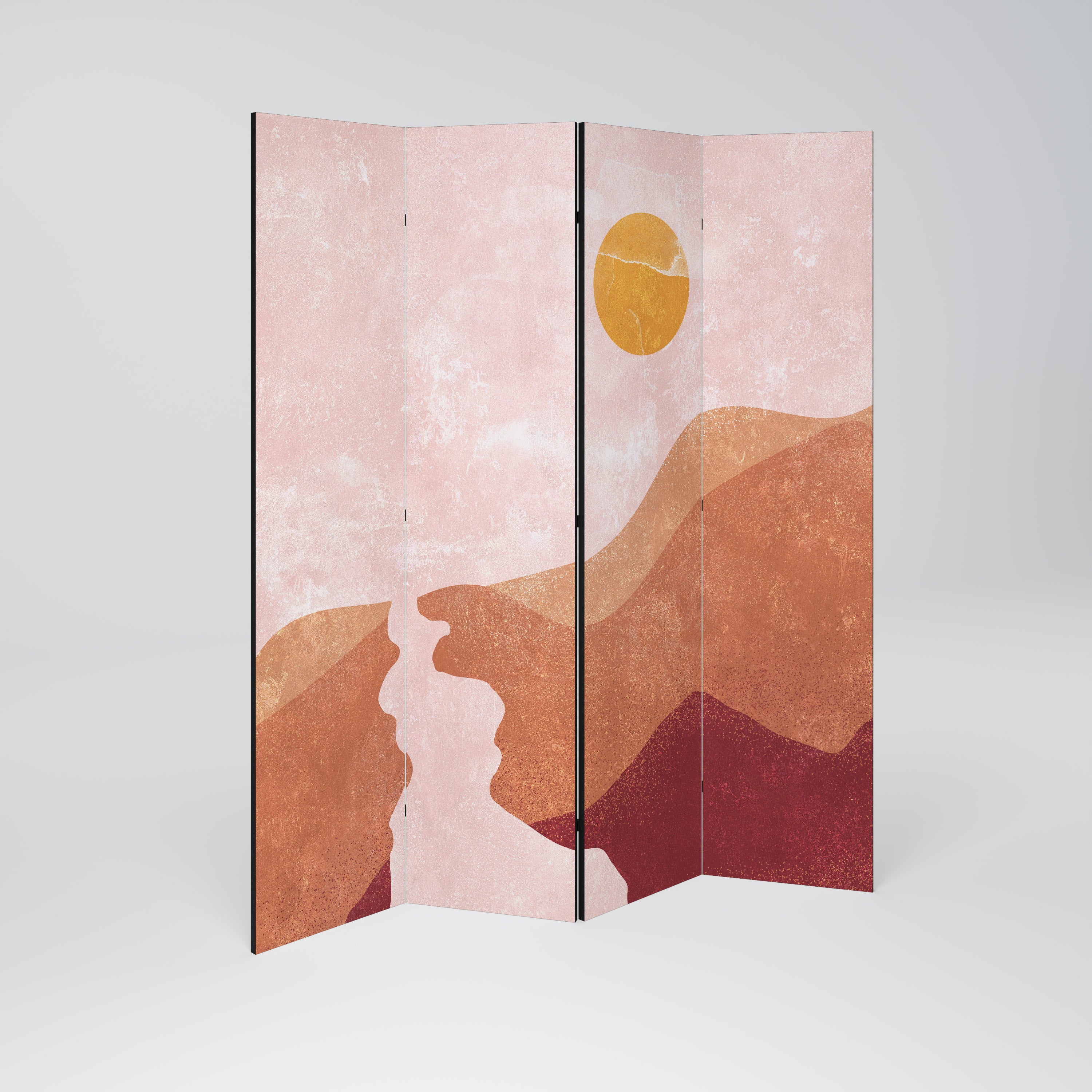 LUMINOUS SUNLIGHT 4-teiliger Paravent