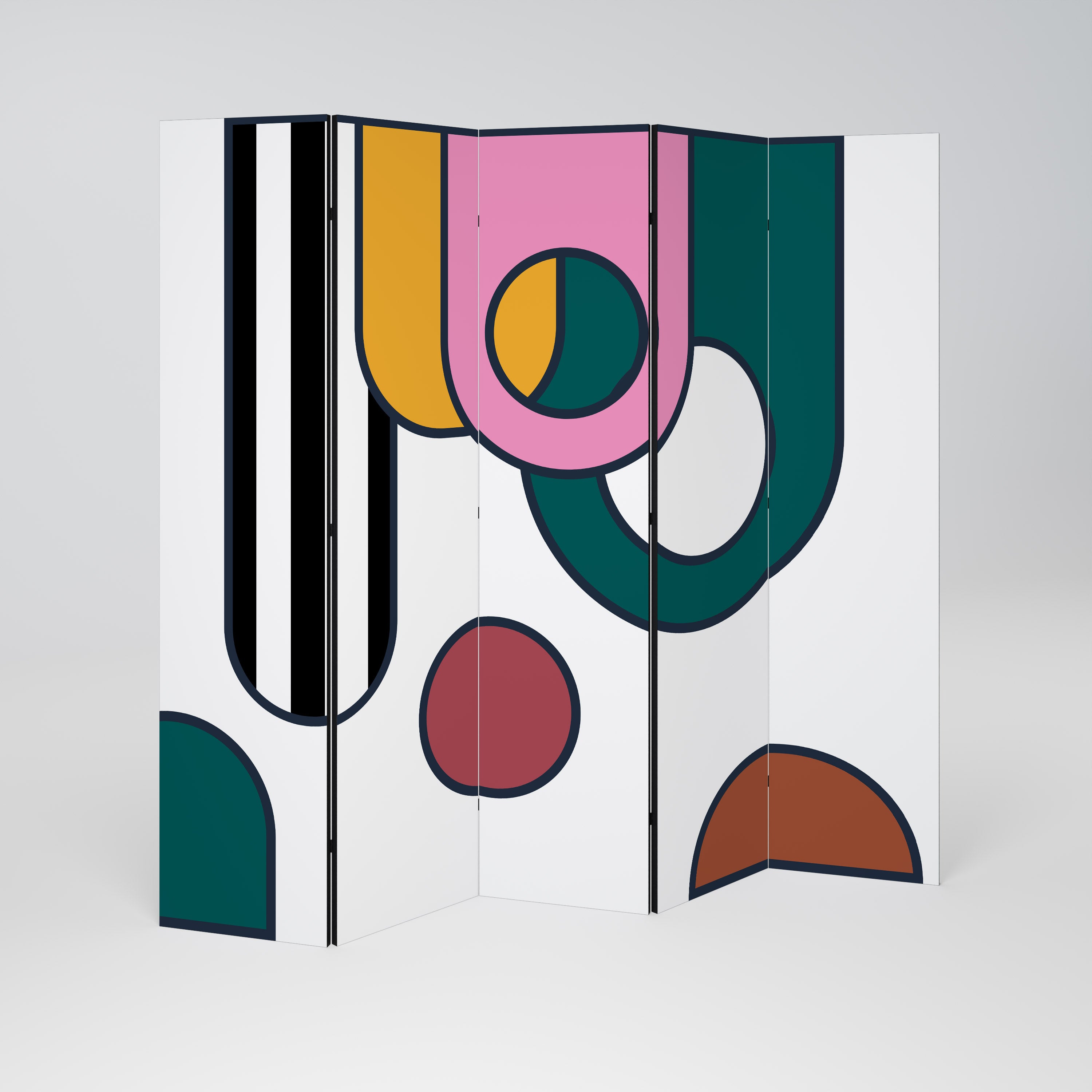 COOL STORY 5-teiliger Paravent