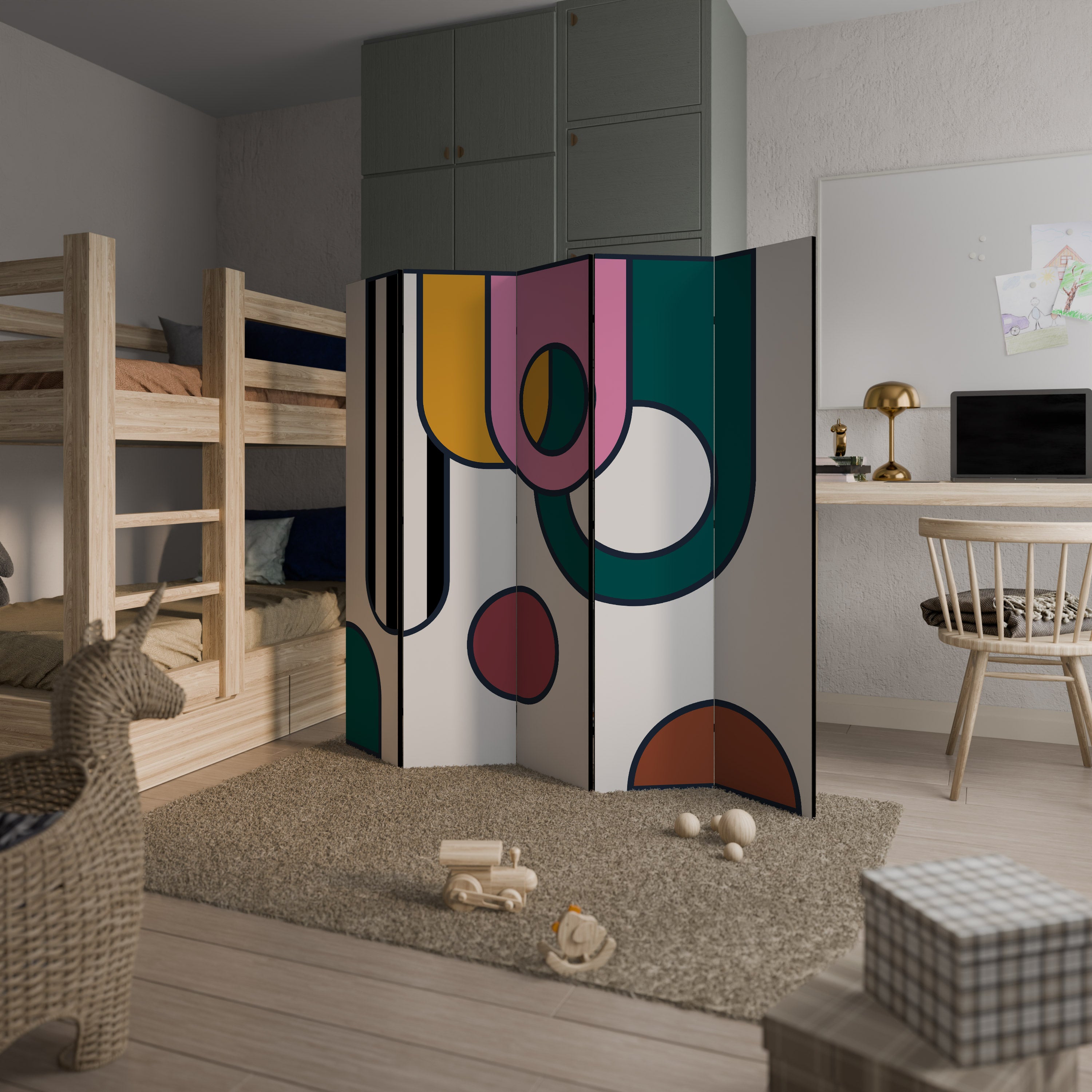 COOL STORY 5-teiliger Paravent