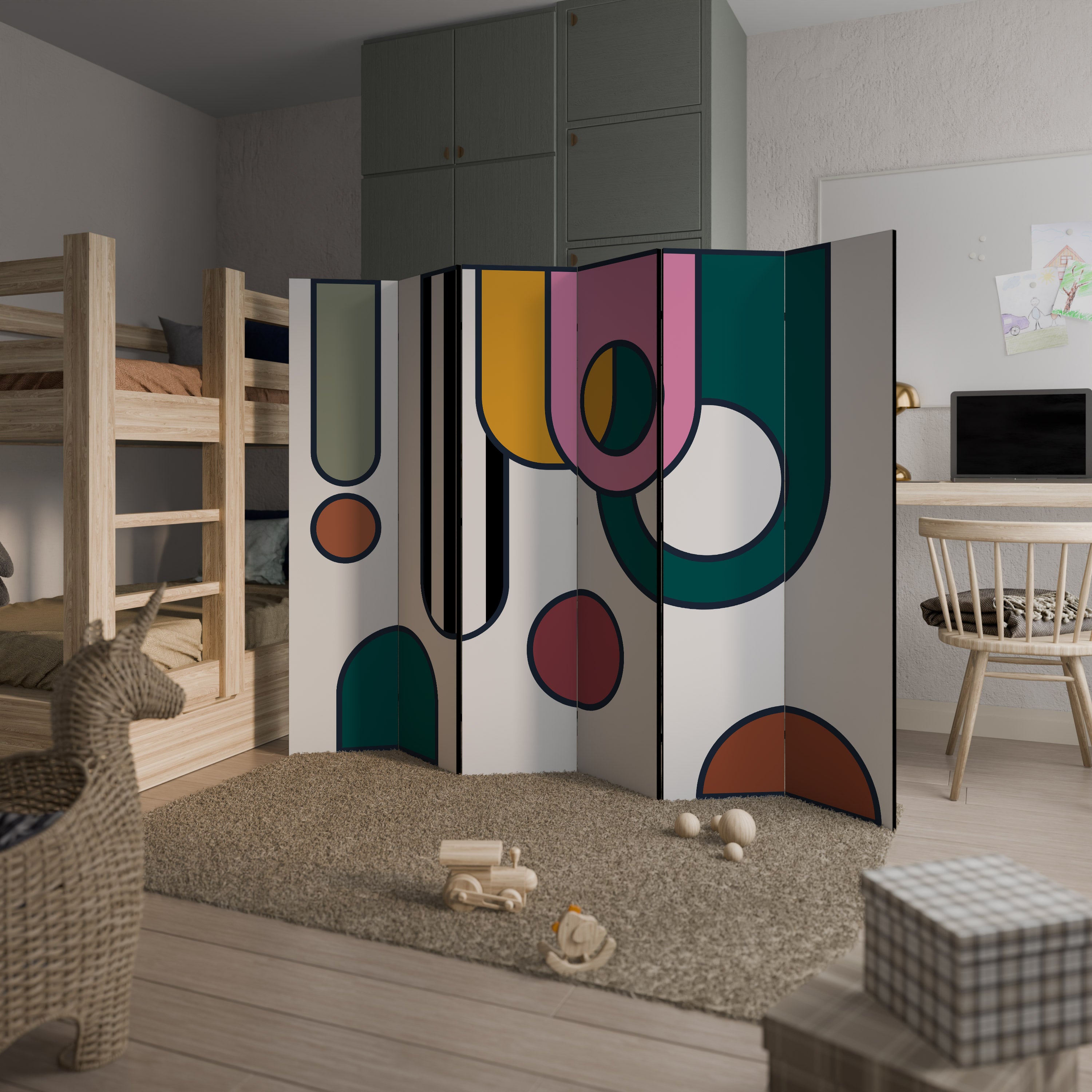 COOL STORY 6-teiliger Paravent