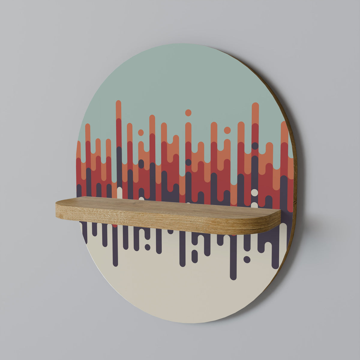 CHROMA CONTOURS Dekoratives Wandregal