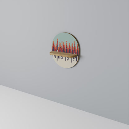CHROMA CONTOURS Dekoratives Wandregal